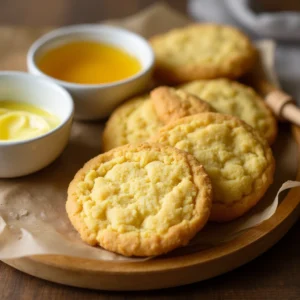 Easy Honey Butter Cornbread Cookies
