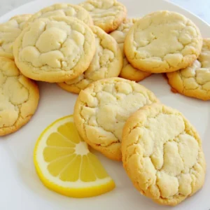 Lemon Cookie Recipe with Cake Mix