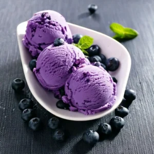 Homemade Blueberry Ice Cream Recipe