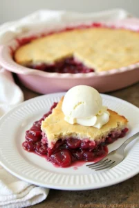 Cherry Cobbler Recipe with Cake Mix