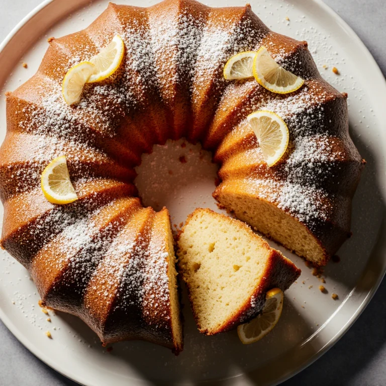 lemon bundt cake recipe
