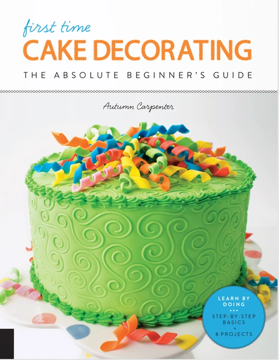 First Time Cake Decorating Ebook Cover
