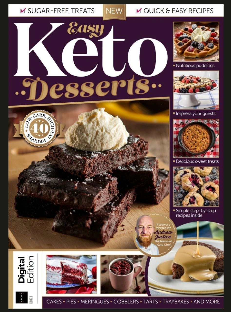 Easy Keto Desserts Cover