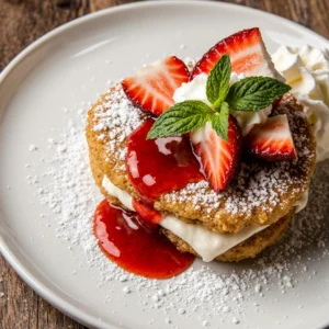 Fried Strawberry Cheesecake Sandwiches