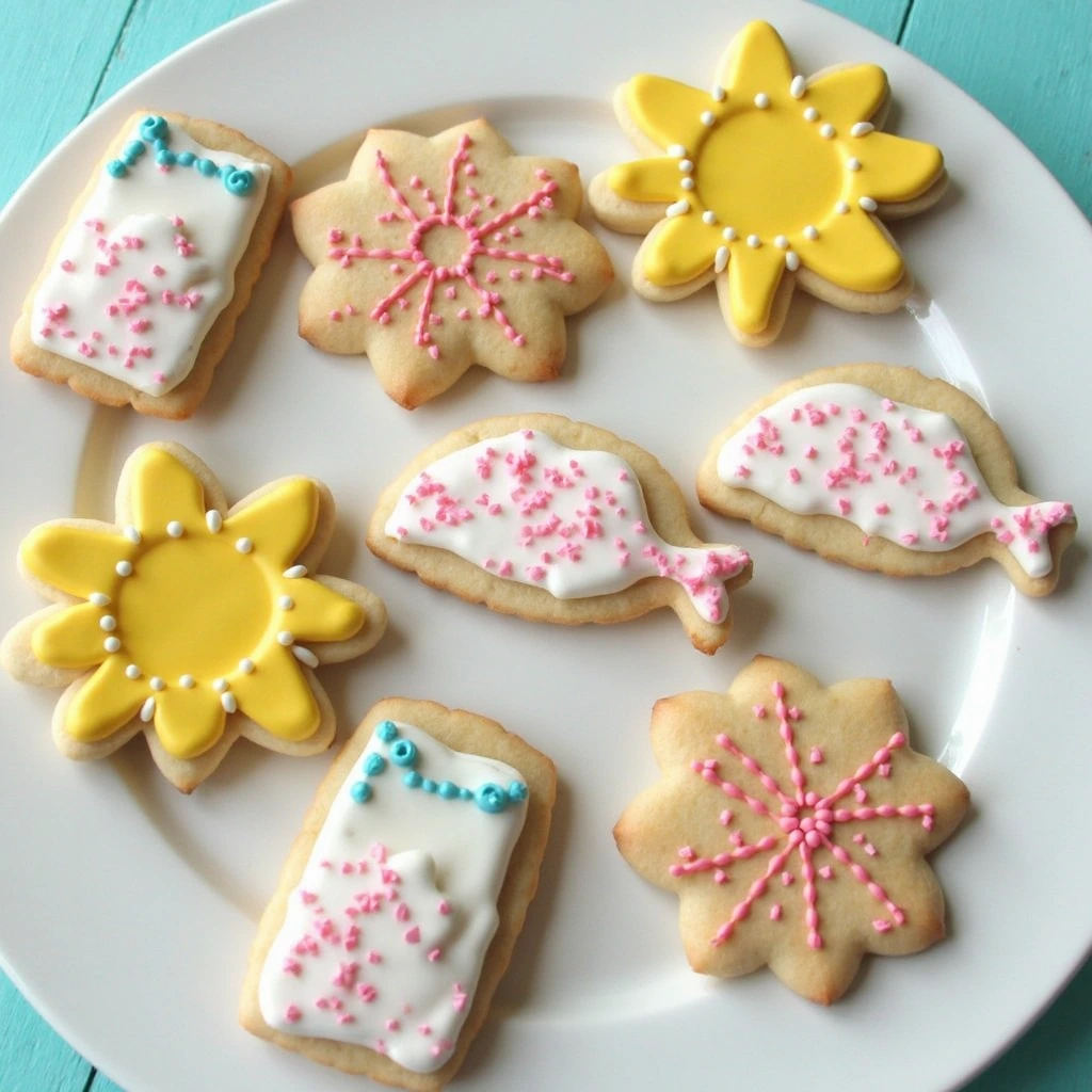 Summer Cookies Decorated