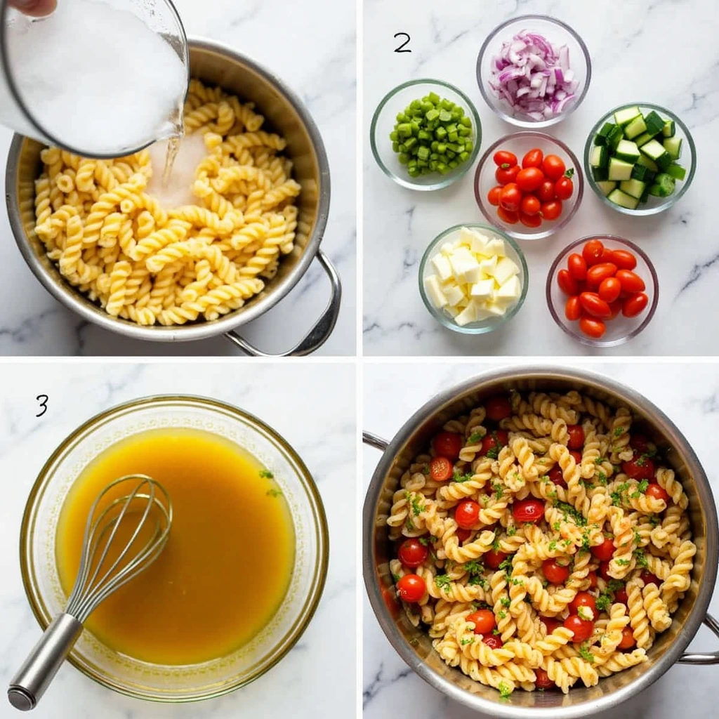 Zesty Italian Pasta Salad at Home